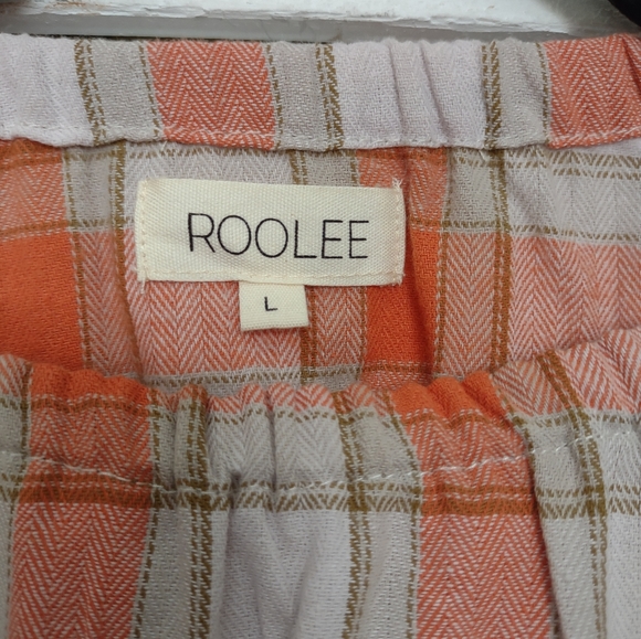 Roolee Plaid Modest Prairie Long Sleeve Blouse - Picture 2 of 5
